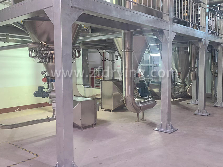 Dry modified starch complete equipment production line