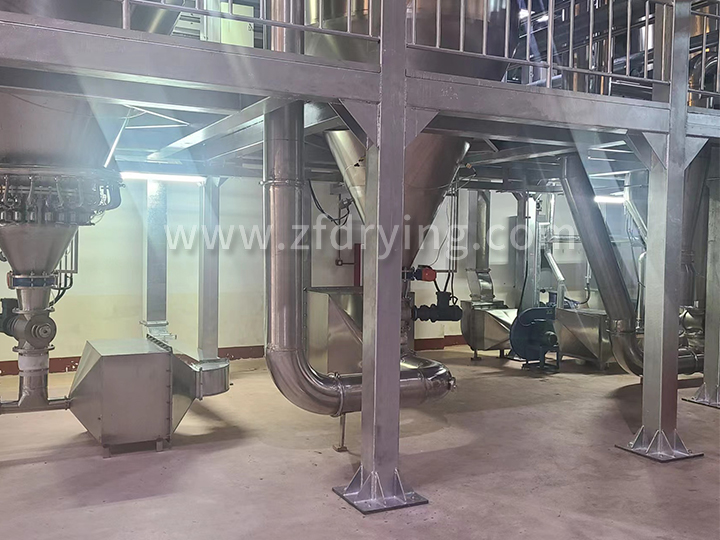 Dry modified starch complete equipment production line