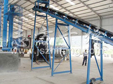 Biological fertilizer feed production line