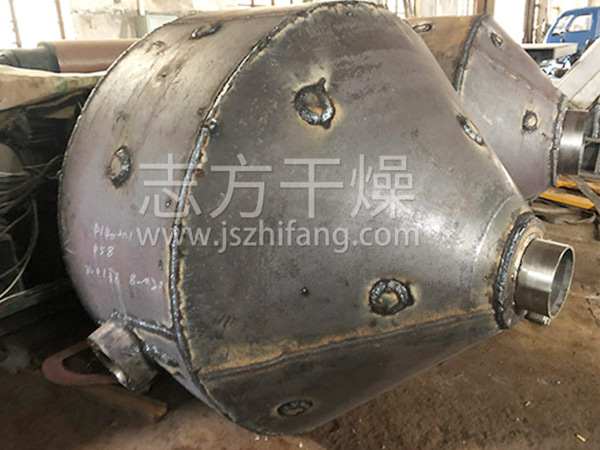 Novel energy-saving and environmentally friendly double cone rotary dryer coil heating device