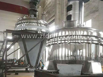 Cone shaped spiral belt mixed vacuum dryer