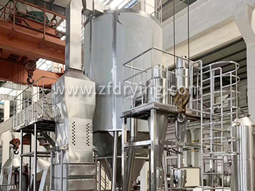 Three fluid spray dryer