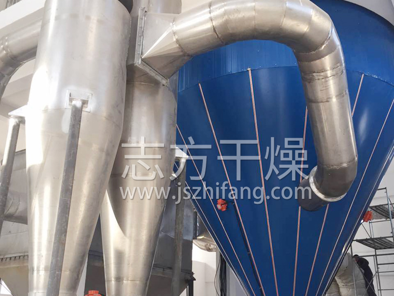 Three fluid spray dryer