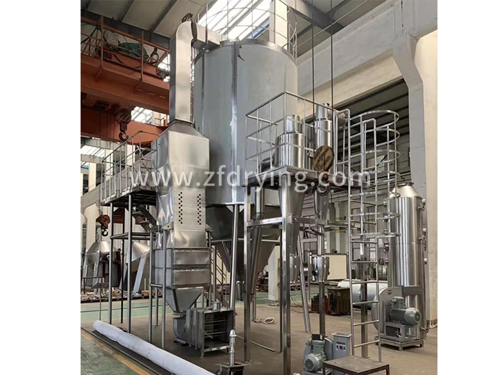 Three fluid spray dryer