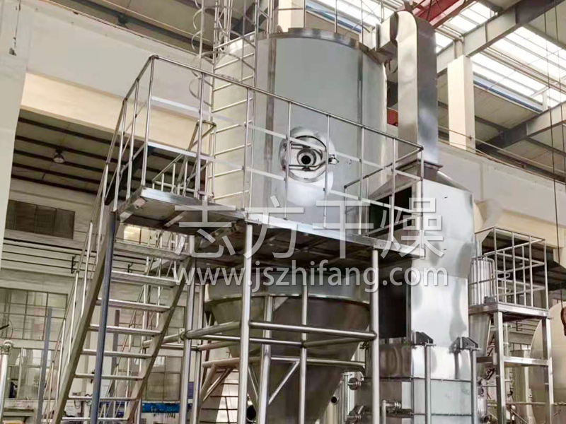 Three fluid spray dryer