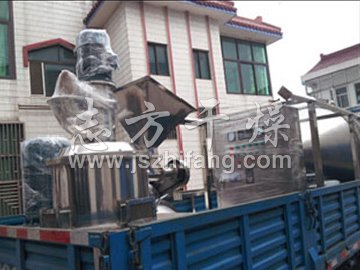 Blood protein processing capacity of 1 ton per hour, equipment put into operation, processing 500 kilograms of pharmaceutical intermediates per hour, 300 mesh micro grinder packaged and shipped