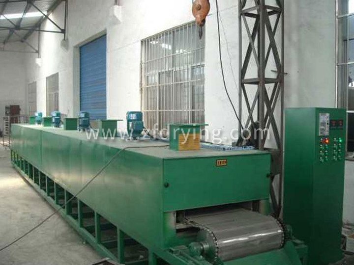 Single layer belt dryer