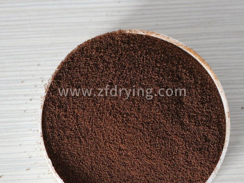 Dried coffee powder