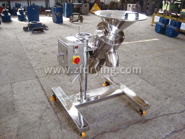 Rapid granulation (crushing) machine